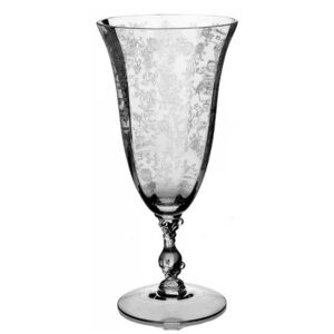 Rose Point Clear by Cambridge Tea Glasses Set of 11